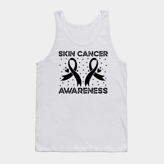 Skin Cancer Awareness Tank Top by Geek-Down-Apparel